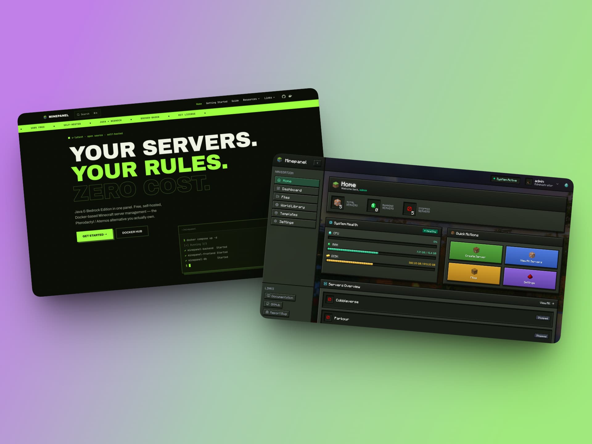 Minepanel - Gestor de Servidores Minecraft